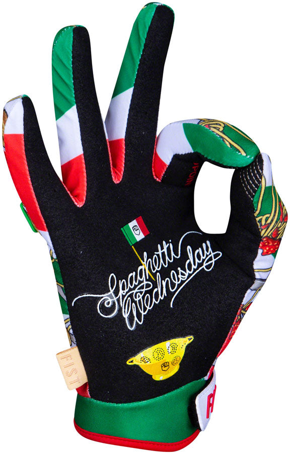 Fist Handwear Spaghetti Wednesday Gloves - Multi-Color Full Finger Small