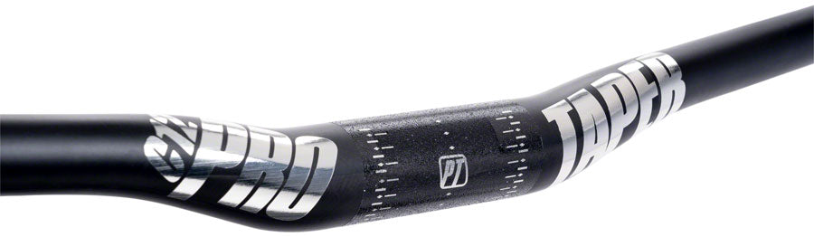 ProTaper C12 Handlebar - 810mm 12mm Rise 31.8mm Carbon Polish Black/Chrome