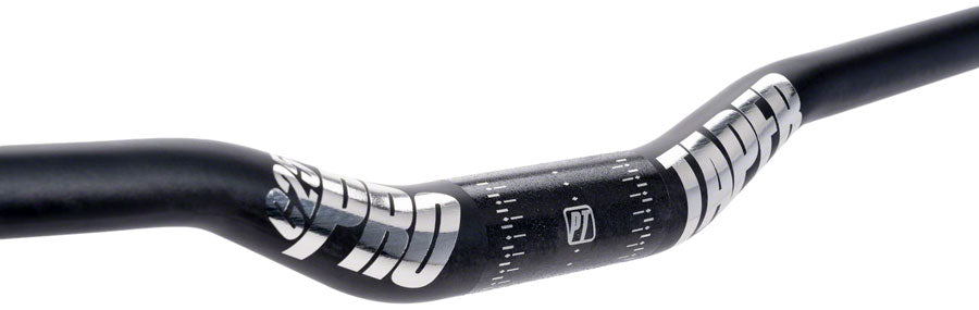ProTaper C25 Handlebar - 810mm 25mm Rise 31.8mm Carbon Polish Black/Chrome