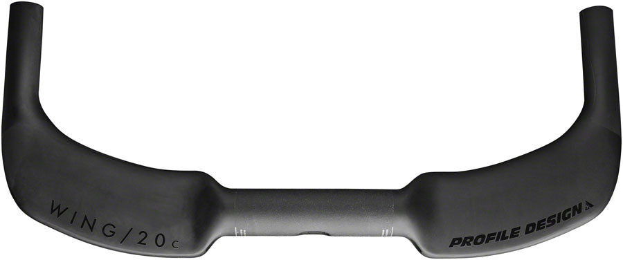 Profile Design WING/20c Base Bar - 31.8 Clamp 42cm Carbon Black