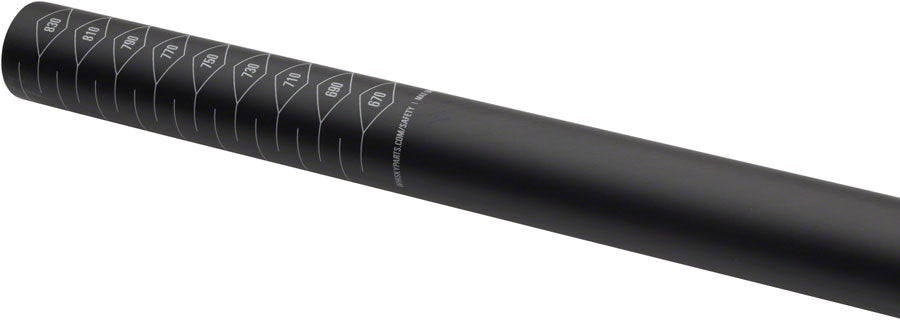 WHISKY No.9 Carbon Handlebar - Flat 31.8 800mm Matte Black