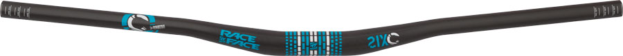 RaceFace SixC Riser Carbon Handlebar: 31.8 x 785mm 3/4&quot; Rise Turquoise