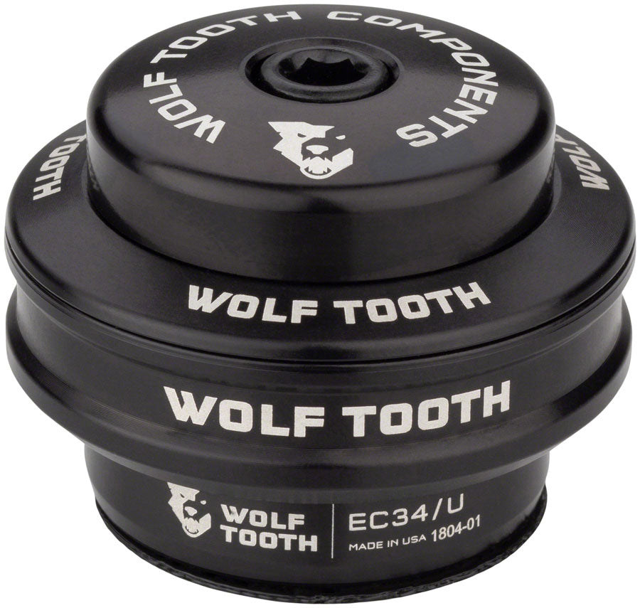 Wolf Tooth Premium Headset - EC34/28.6 Upper 16mm Stack Black