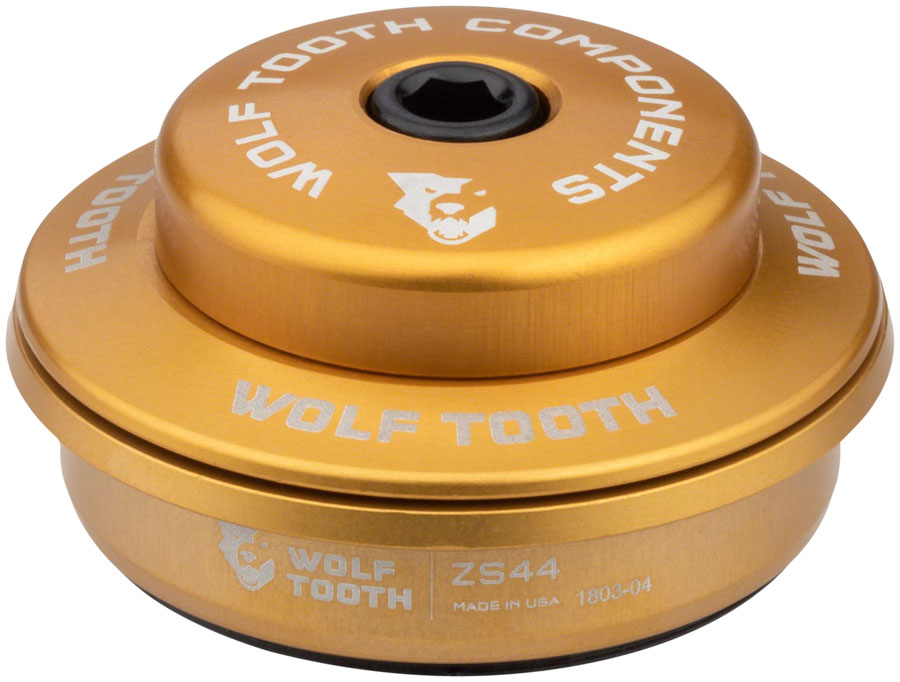 Wolf Tooth Premium Headset -ZS44/28.6 Upper 6mm  Gold