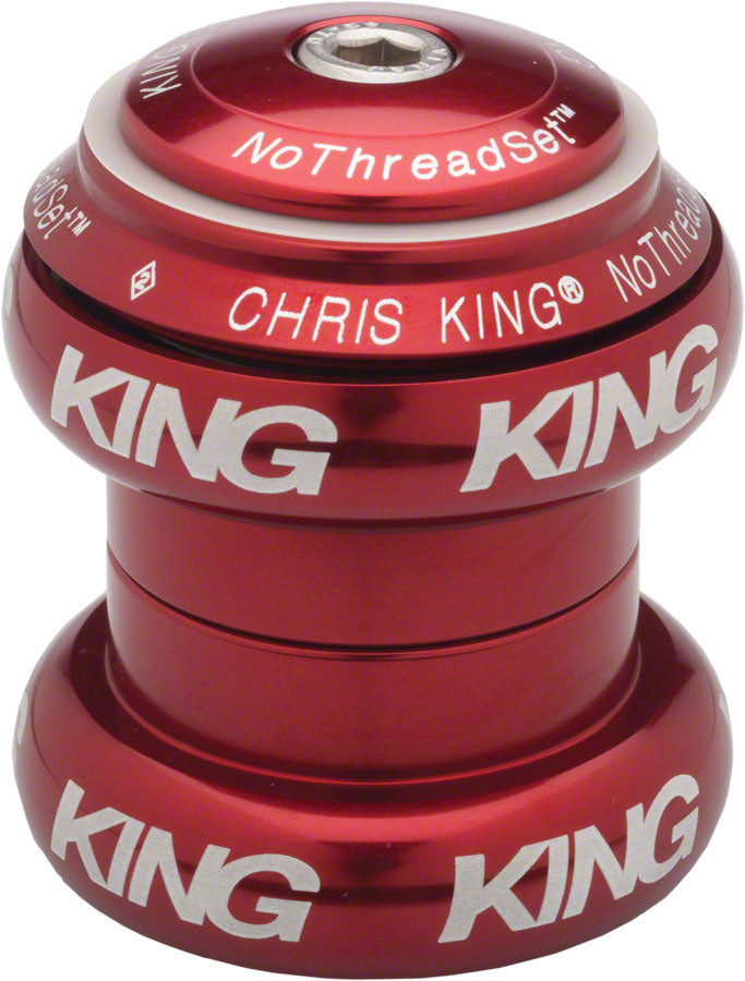 Chris King NoThreadSet Headset - 1-1/8&quot; Red