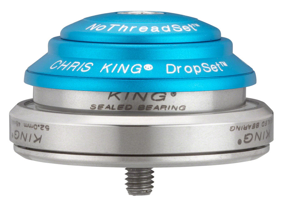 Chris King DropSet 2 Headset - 1-1/8 - 1.5&quot; 42/52mm 45 Deg Matte Turquoise