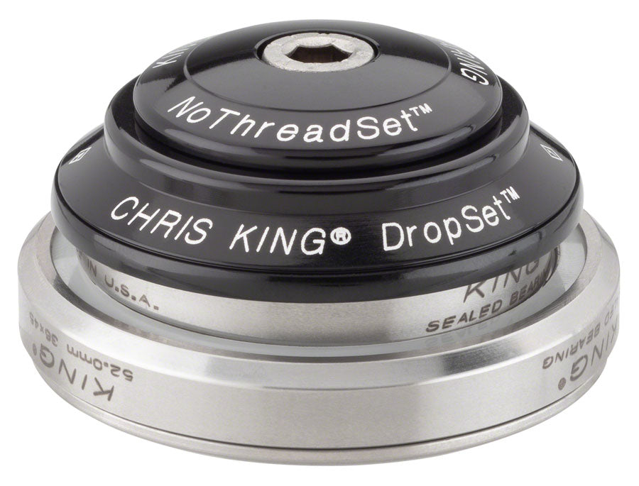 Chris King DropSet 3 Headset - 1-1/8 - 1.5&quot; 41/52mm 36 Deg Black