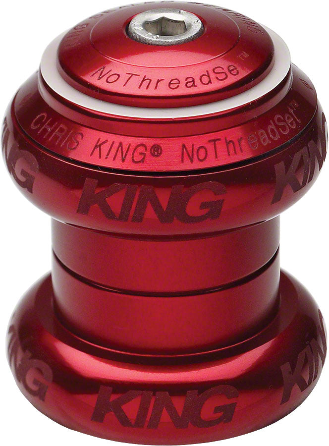 Chris King NoThreadSet Headset - 1&quot; Sotto Voce Red