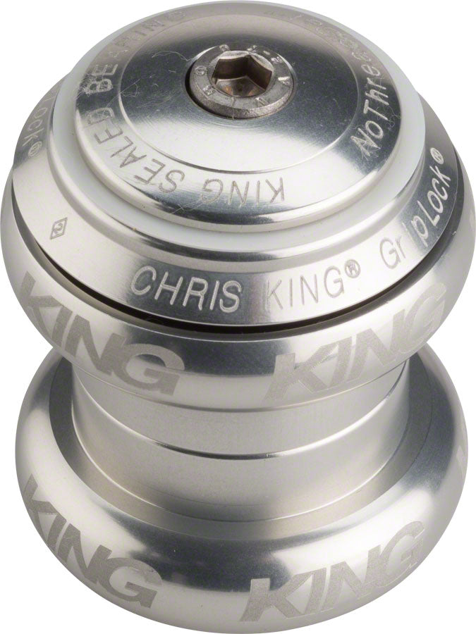 Chris King NoThreadSet Headset - 1-1/8&quot; Sotto Voce Silver