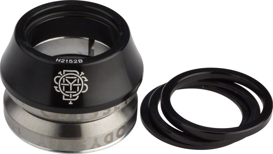 Odyssey Pro Conical Headset - Integrated 1-1/8&quot; 45 x 45 12mm Stack Black