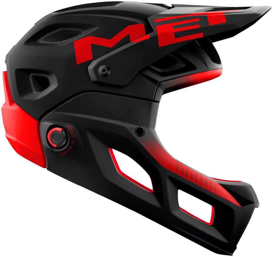 MET Parachute MCR MIPS Helmet - Black Red Large