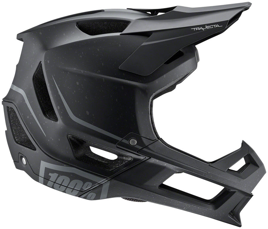 100% Trajecta Full Face Helmet with Fidlock - Black Large