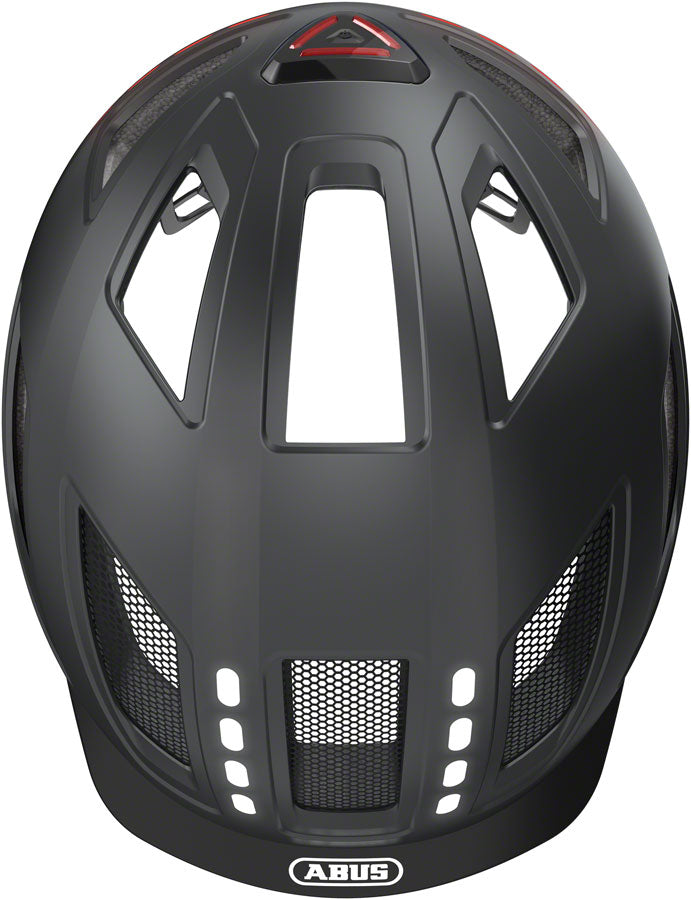 Abus Hyban 2.0 LED Helmet - Signal Black Medium
