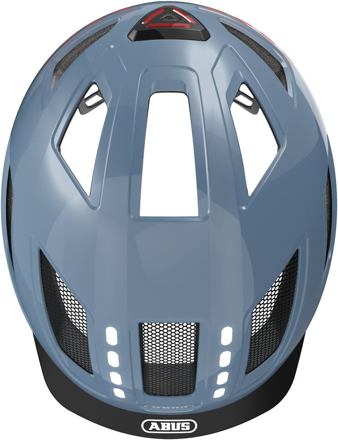 Abus Hyban 2.0 LED Helmet - Signal Glacier Medium