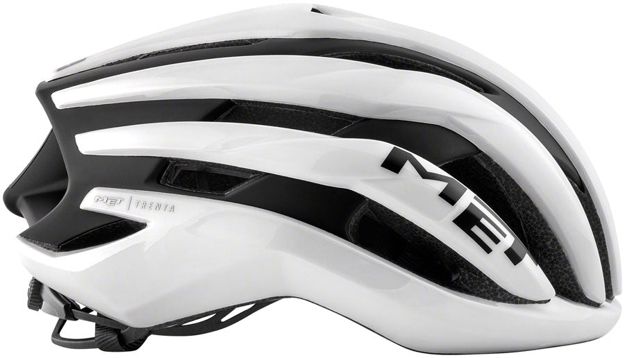 MET Trenta MIPS Helmet - White/Black Matte/Glossy Large