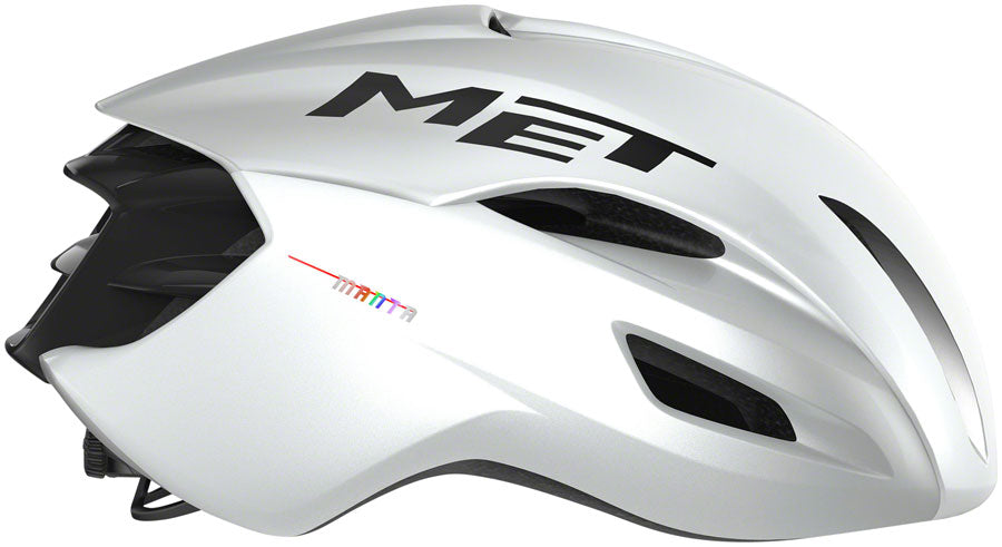 MET Manta MIPS Helmet - White Holographic Glossy Small