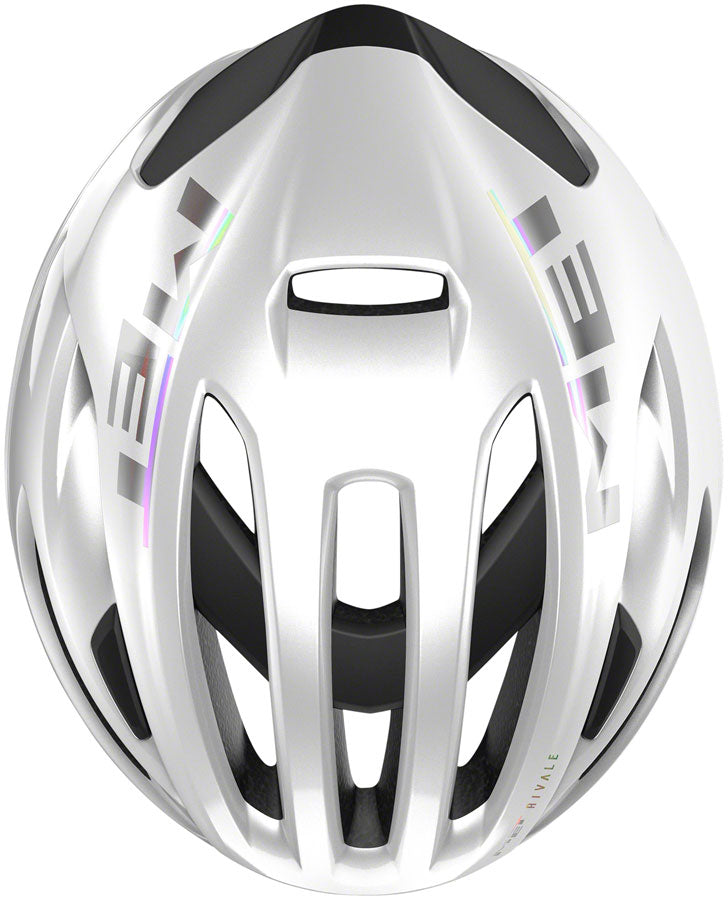 MET Rivale MIPS Helmet - White Holographic Glossy Small – The Bike Hub