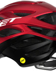 MET Estro MIPS Helmet - Red/Black Metallic Glossy Small