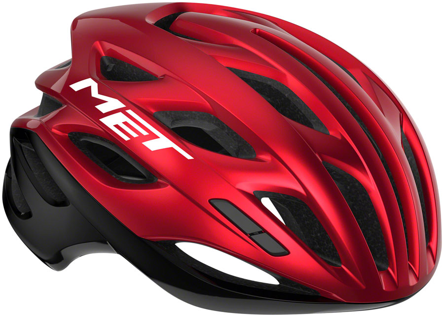 MET Estro MIPS Helmet - Red/Black Metallic Glossy Small