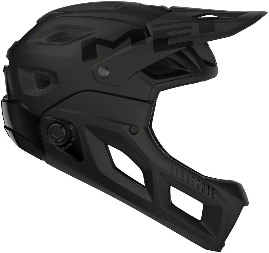 MET Parachute MCR MIPS Helmet - Black Matte/Glossy Small