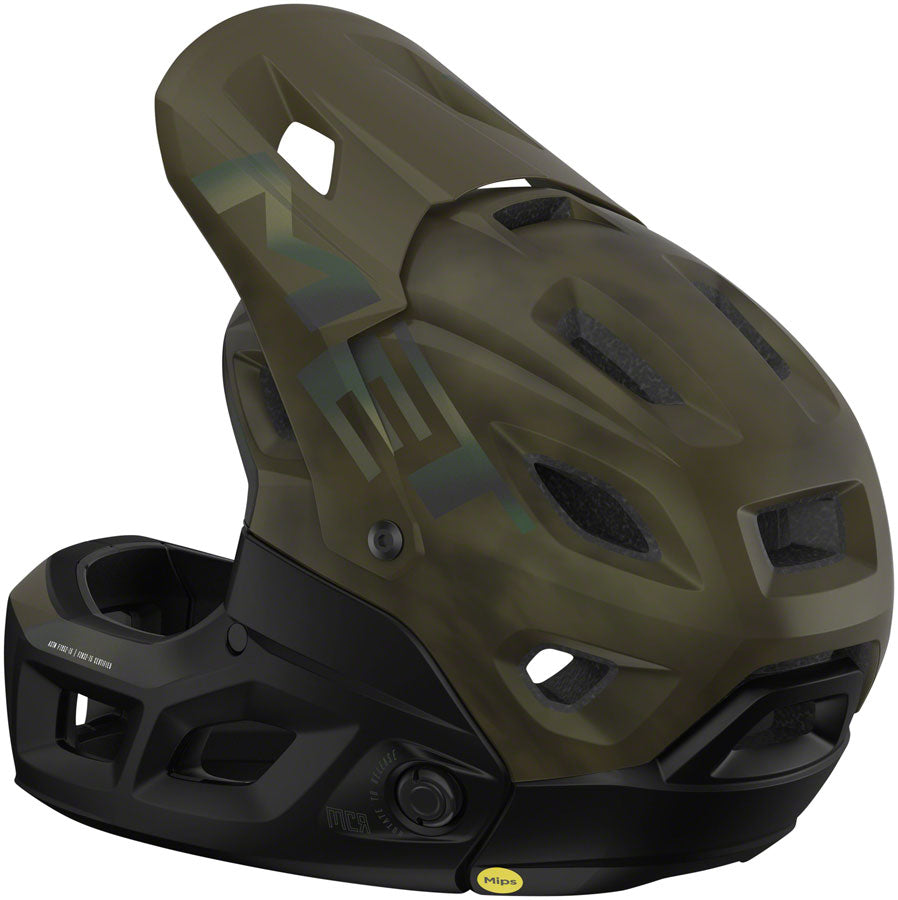 MET Parachute MCR MIPS Helmet - Kiwi Iridescent Matte Small