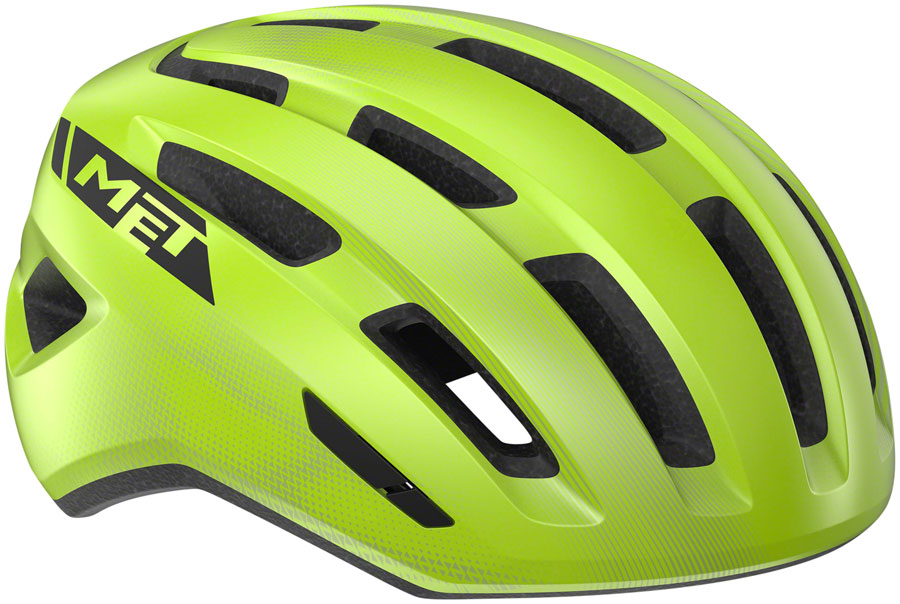 MET Miles MIPS Helmet - Fluorescent Yellow Glossy Small/Medium - The Bike Hub