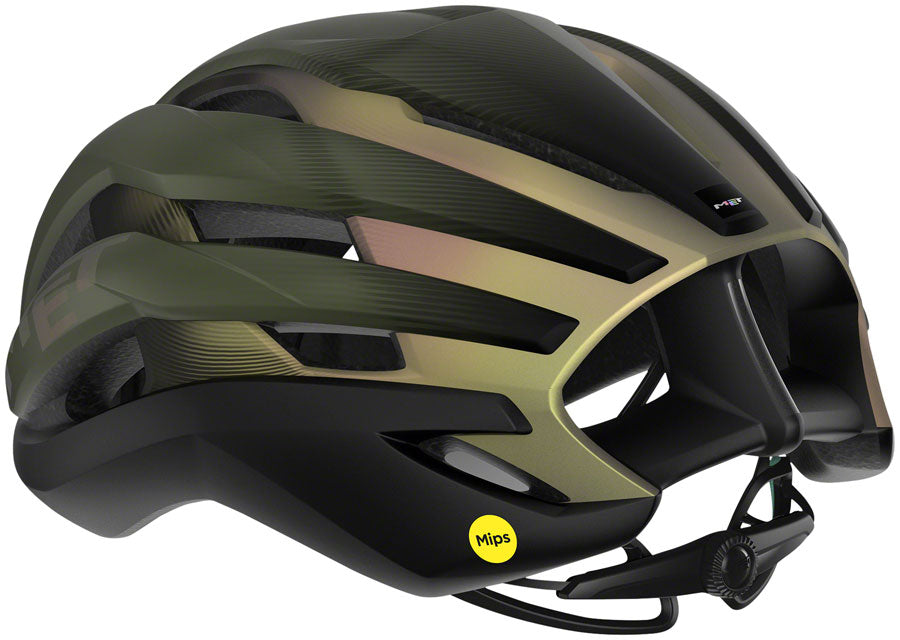 MET Trenta MIPS Helmet - Olive Iridescent Matte Large