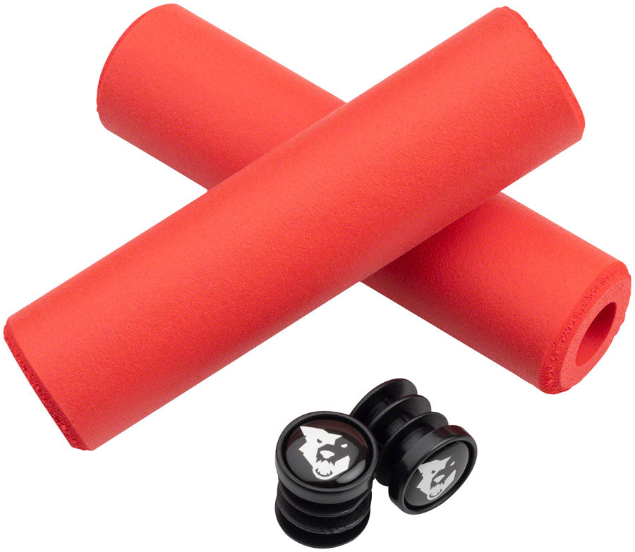 Wolf Tooth Fat Paw Grips - Red - The Bike Hub