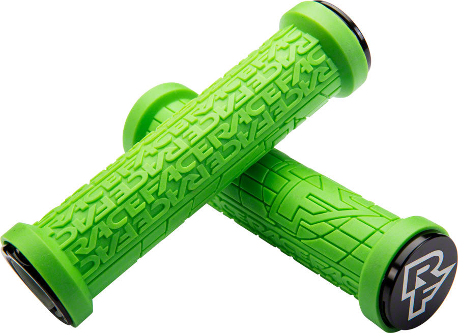 RaceFace Grippler Grips - Green Lock-On 30mm