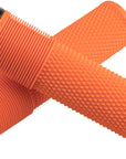 DMR DeathGrip Flangeless Grips - Thick Lock-On Orange