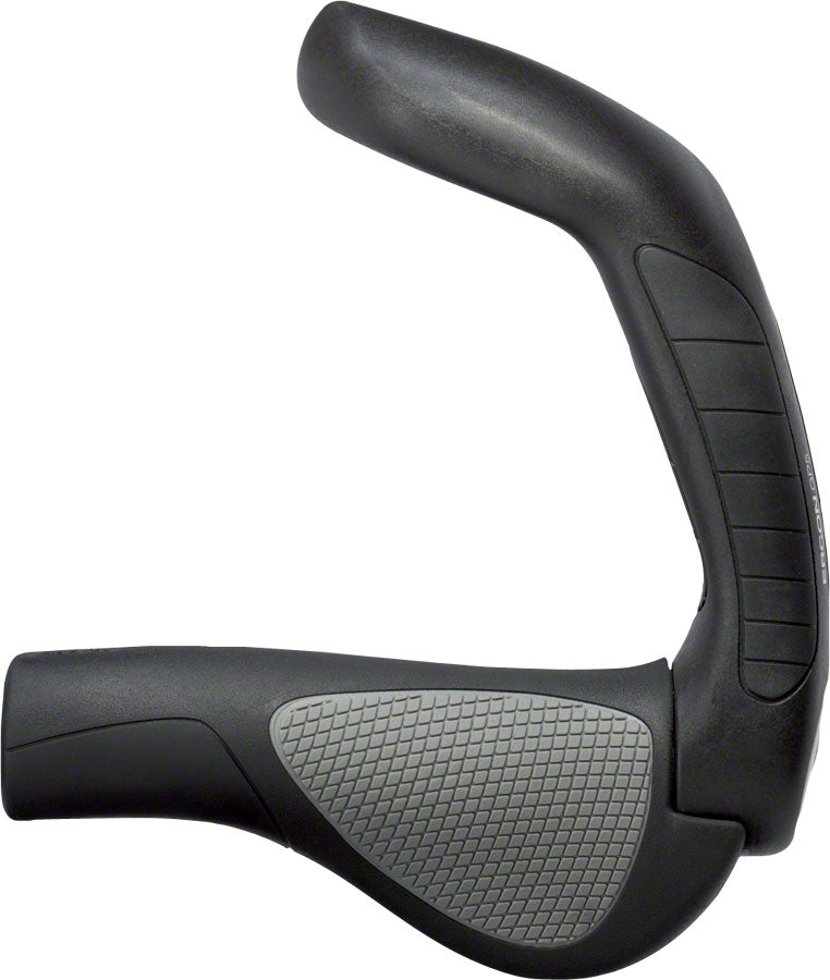 Ergon GP5 Grips - Black/Gray Lock-On Large - The Bike Hub