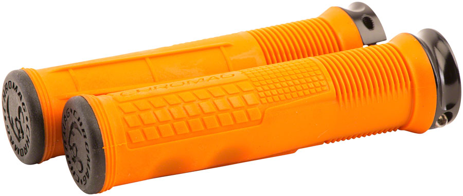 Chromag Format Grips - Orange Lock-On