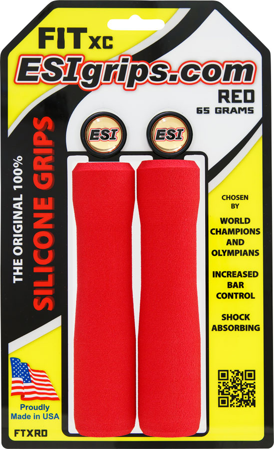 ESI FIT XC Grips - Red