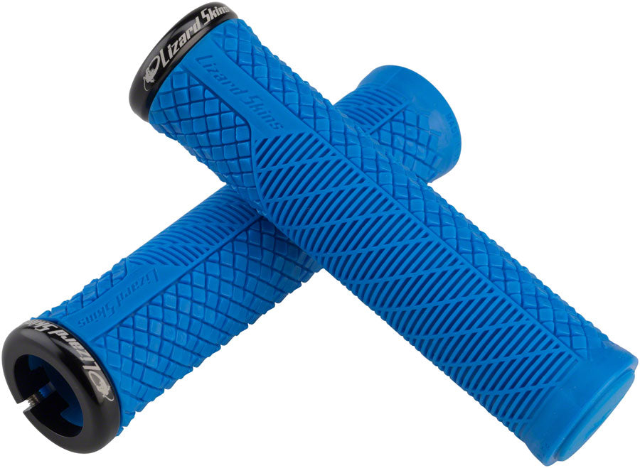 Lizard Skins Charger Evo Grips - Electric Blue Lock-On