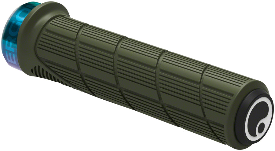 Ergon GD1 Evo Factory Grips - Frozen Moss/Oil Slick Lock-On - The Bike Hub