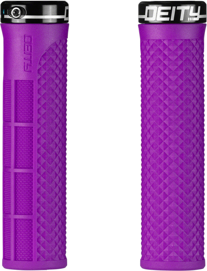 Deity Lockjaw Grips Purple