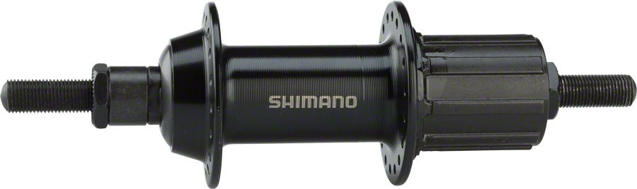 Shimano FH-TX500 Rear Hub - Threaded x 135mm Rim Brake HG10 Black 36H