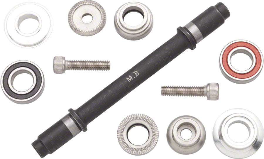 Surly Ultra New Hub Axle Kit for 120mm Rear Free/Free Silver