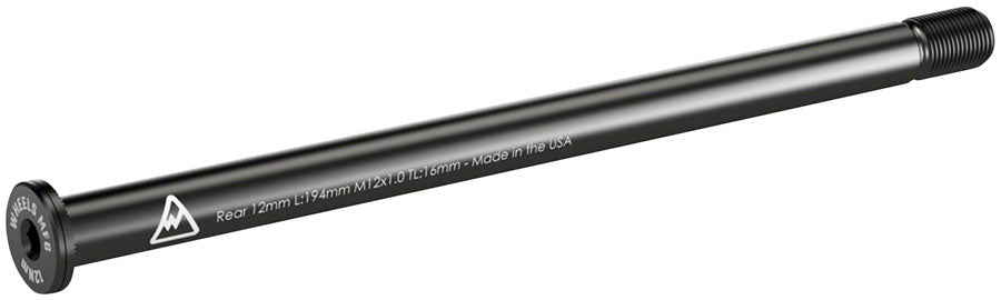 Wheels Manufacturing Rear Thru Axle - M12 x 1 x 16 194mm - The Bike Hub