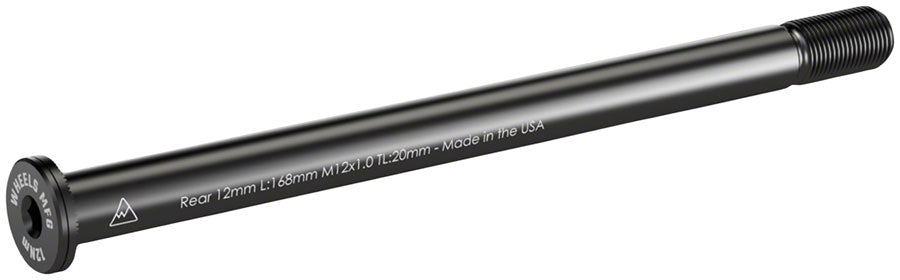Wheels Manufacturing Rear Thru Axle - M12 x 1 x 20 168mm - The Bike Hub