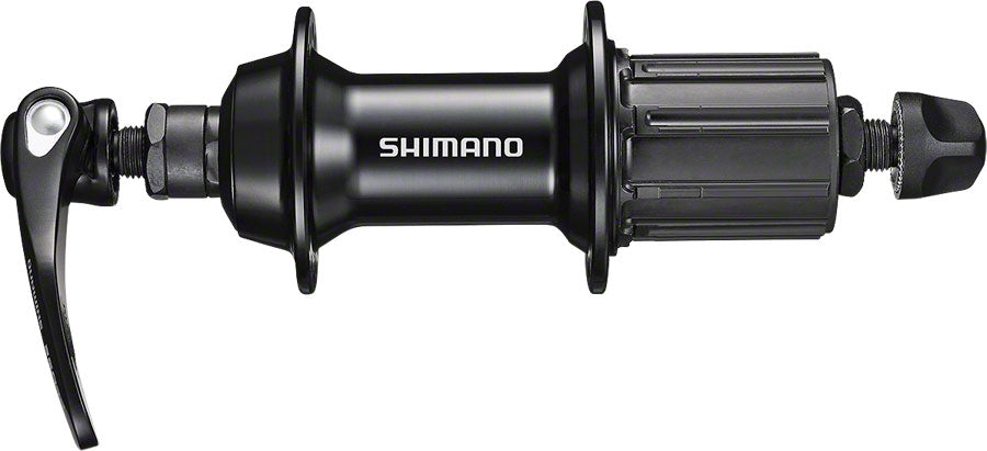Shimano FH-RS400 Rear Hub - QR x 130mm Rim Brake HG 11 Road Black 36H