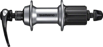 Shimano FH-RS400 Rear Hub - QR x 130mm Rim Brake HG 11 Road Silver 36H