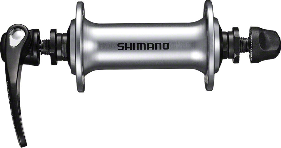 Shimano HB-RS400 Front Hub - QR x 100mm Rim Brake Silver 36h