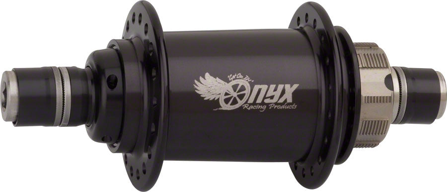 Onyx BMX Pro Rear Hub - 3/8&quot; 10 x 100mm Black 28H