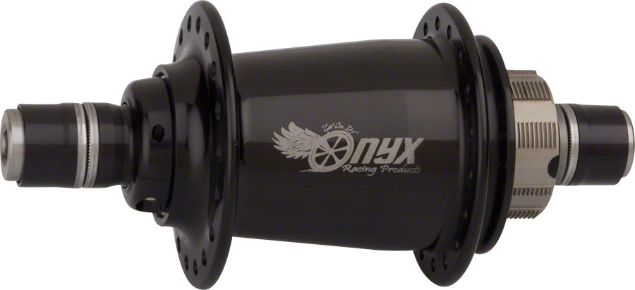 Onyx BMX Ultra Rear Hub - 3/8&quot; 10 x 100mm Rim Brake Black 36H