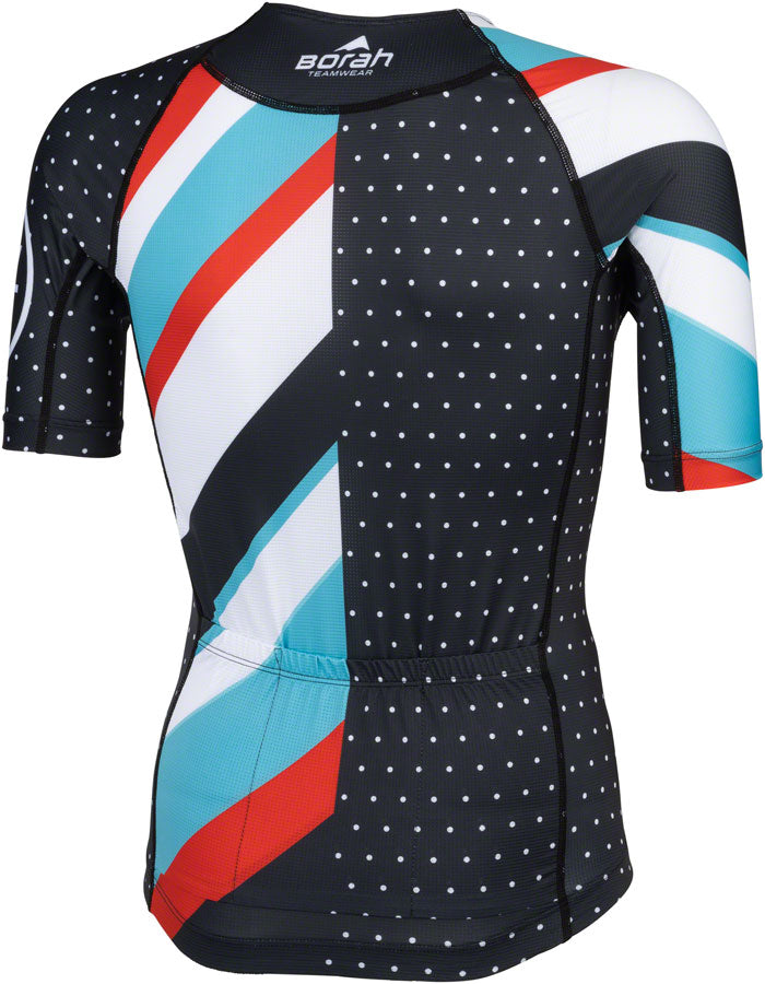 Teravail Waypoint Mens Jersey - Black White Blue Red Large
