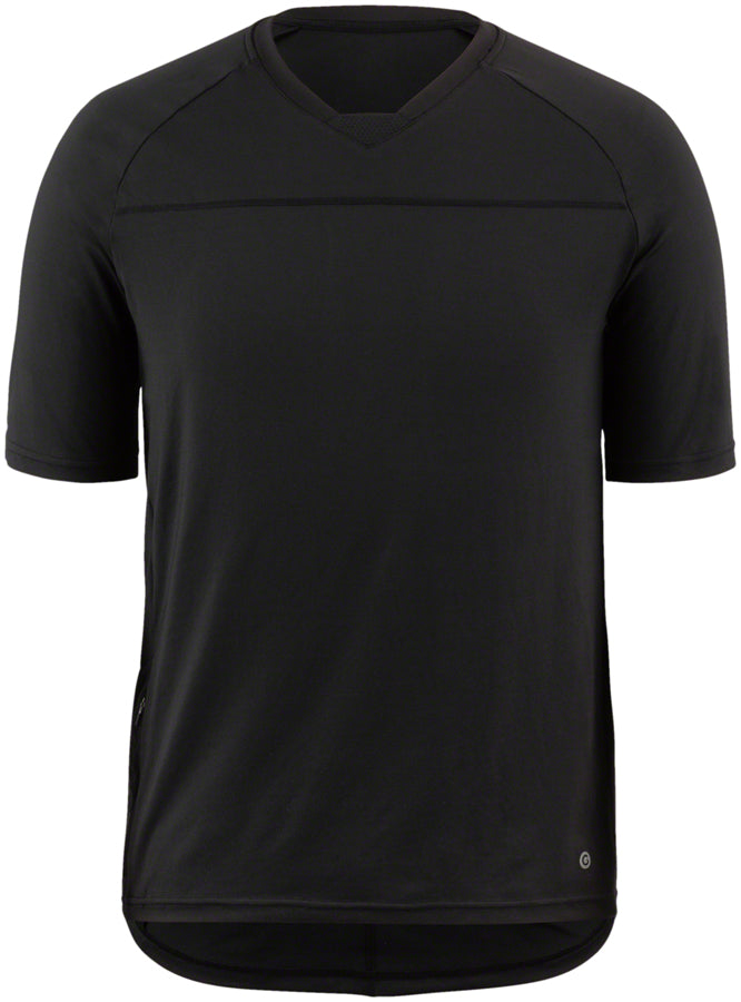 Garneau HTO 3 Jersey - Black Short Sleeve Mens Medium
