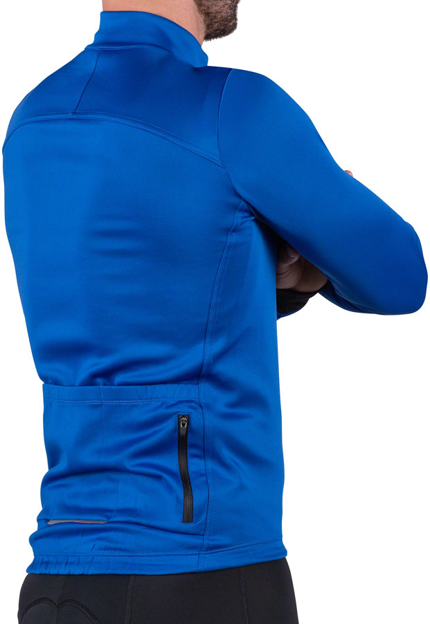 Bellwether Prestige Thermal Long Sleeve Jersey - Blue Mens Small
