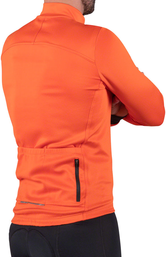 Bellwether Prestige Thermal Long Sleeve Jersey - Orange Mens Small