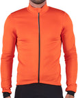 Bellwether Prestige Thermal Long Sleeve Jersey - Orange Mens Small